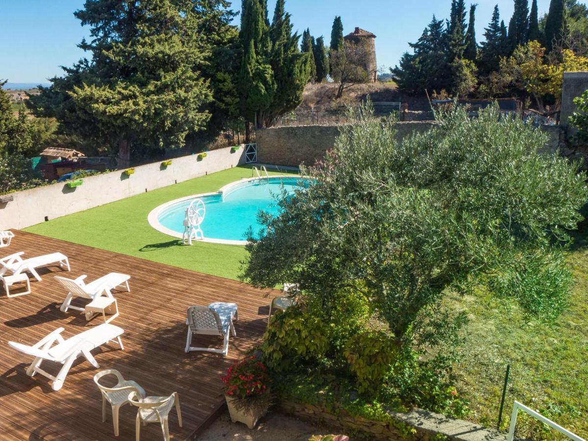 Cosy Holiday Home With Swimming Pool Montbrun-des-Corbières Exterior foto